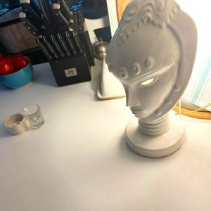 Art Deco Lady Face Lamp